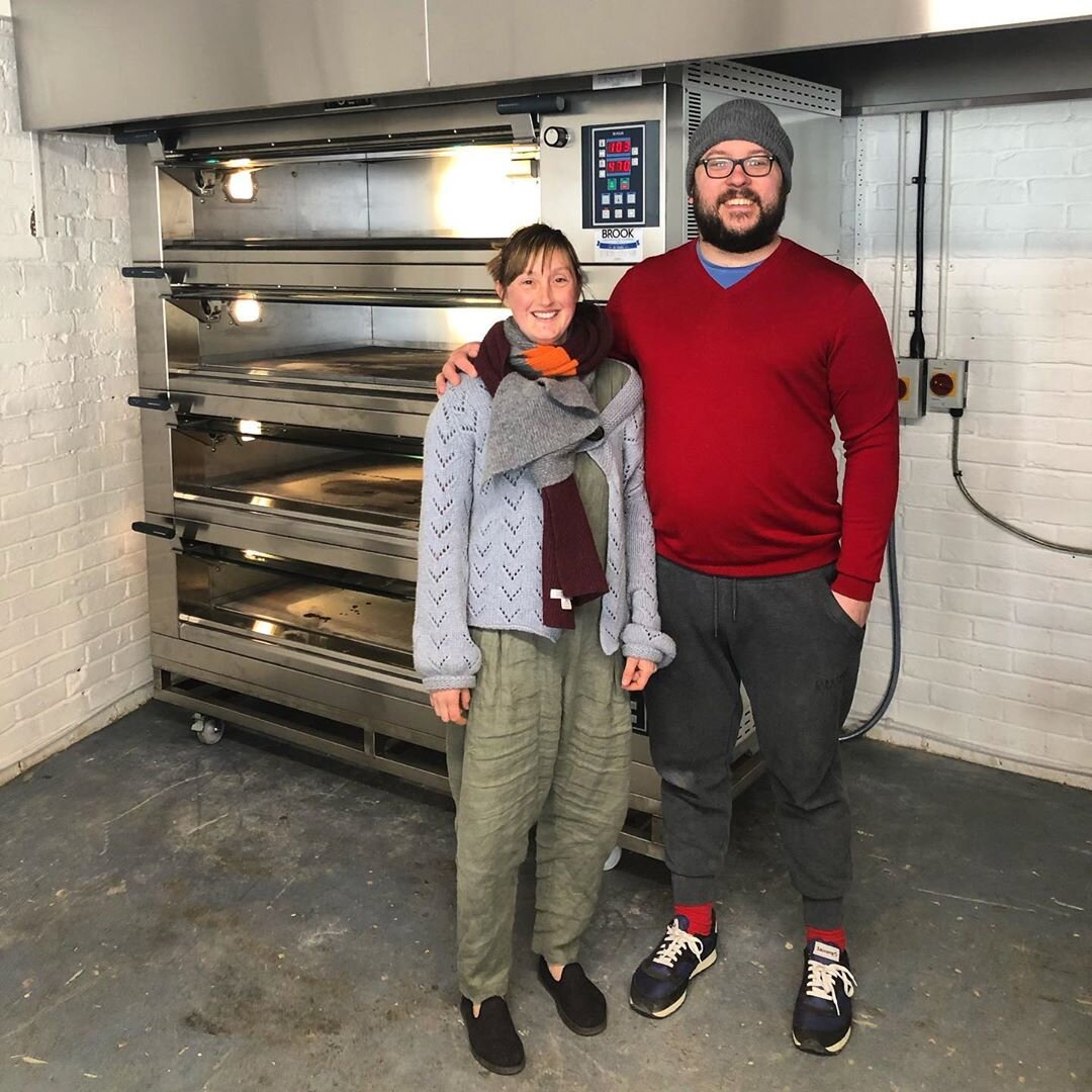  New deck oven installation at Grain and Hearth. April 2019 