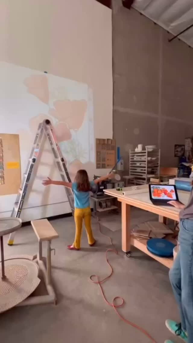 We’re so honored to be featured by @maycocolors! They shared a beautiful compilation of our process creating the Poppy mosaic. Their Stroke & Coat glazes gave us the vibrant, joyful palette we needed to bring this piece to life. Thank you,