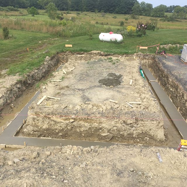 concrete block #garage #foundation in #trumansburg #fingerlakes #upstateny