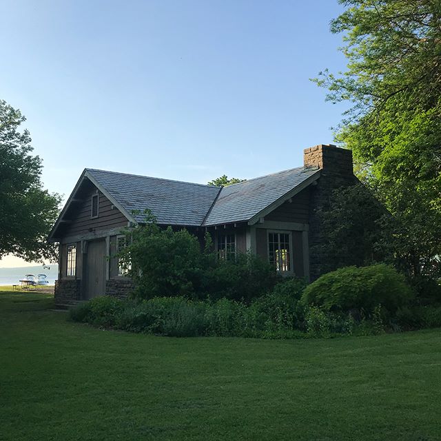 Spent the afternoon admiring old #stonework near the lakes... this pavilion at North Point is a gem. #cayugalake #fingerlakes #upstateny