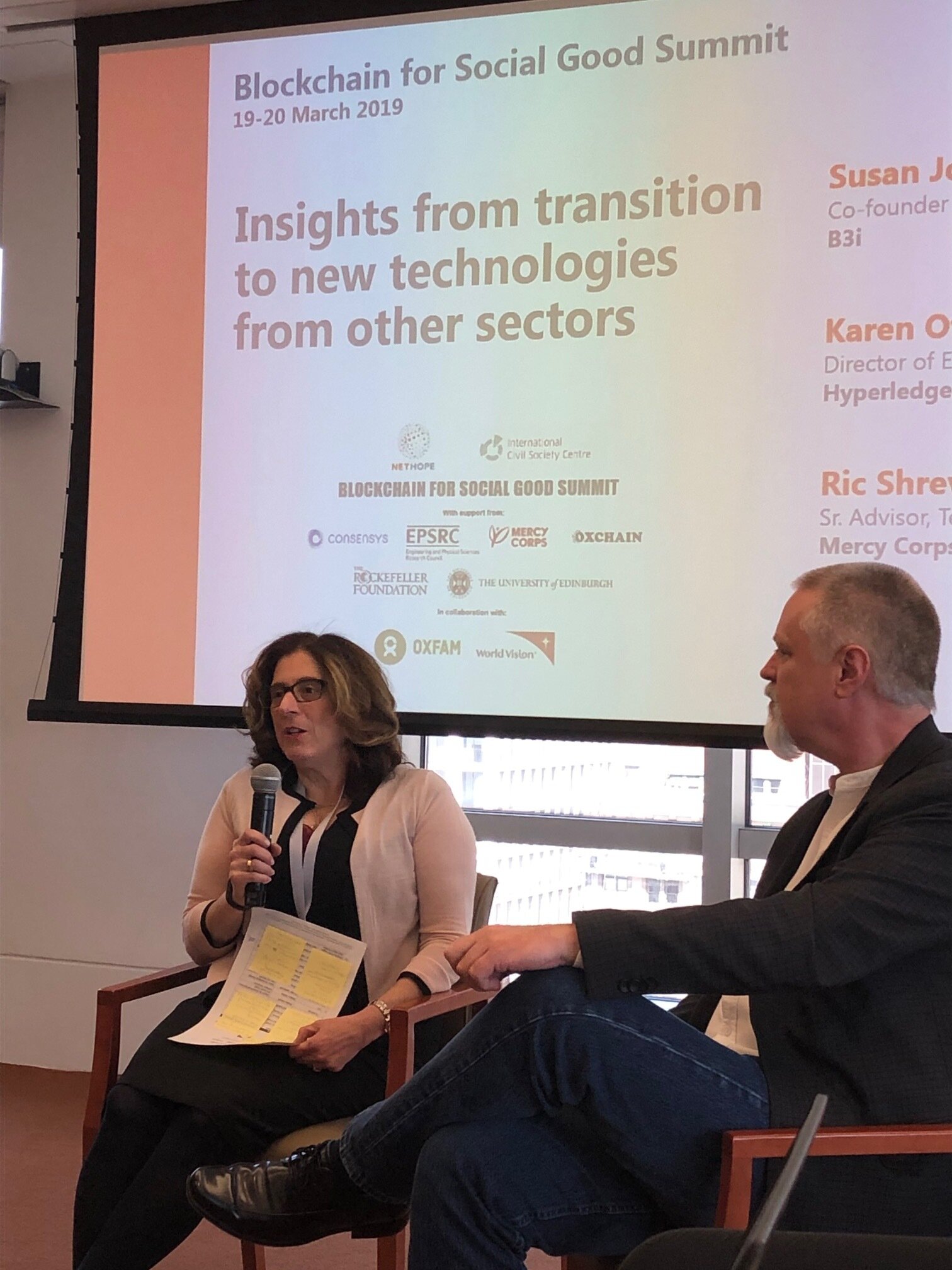 Blockchain and Consortia Fireside Chat with Mercycorps and Hyperledger