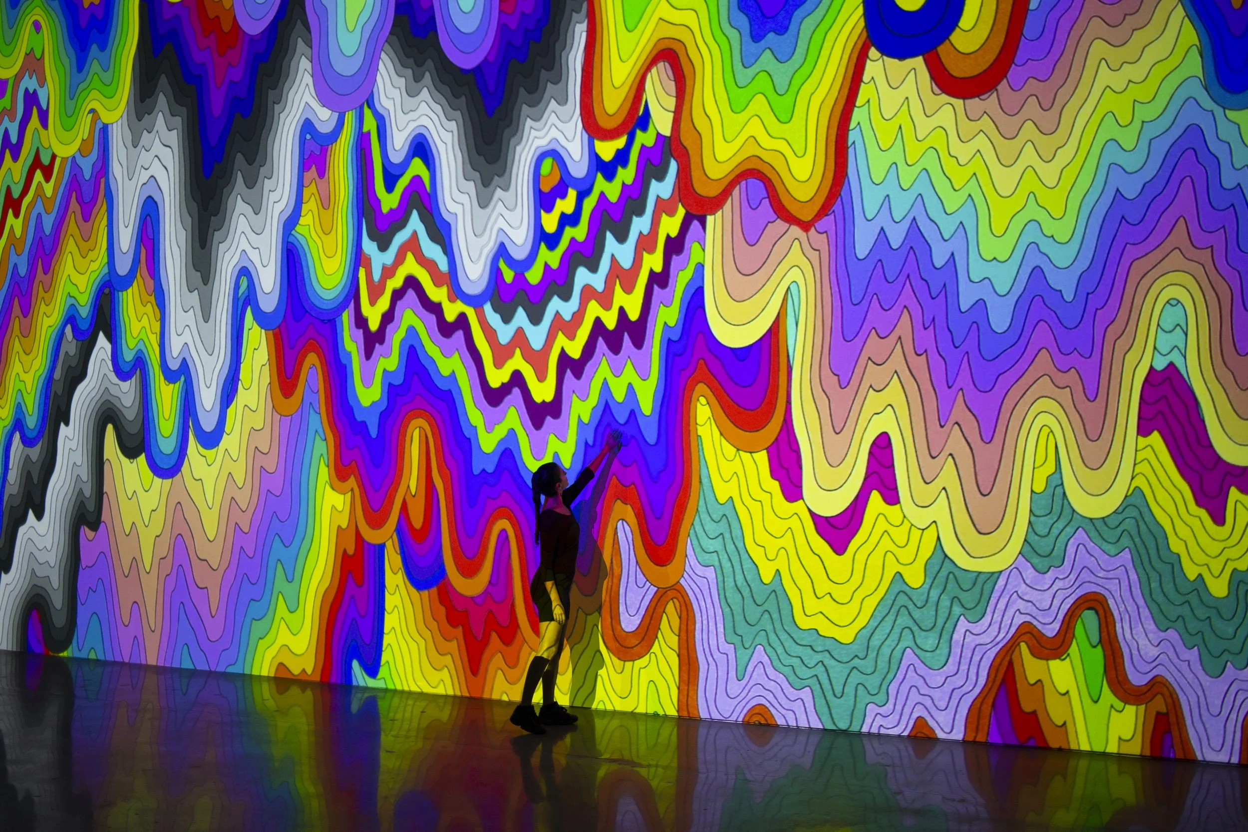 Drip Cascade Exhibition: Jen Stark X Charlie Scovill