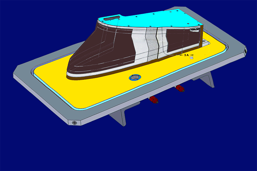 Wing Fairing Out of Autoclave Co-Cure Tool