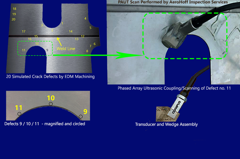 Phased Array Ultrasonic NDT Process Development