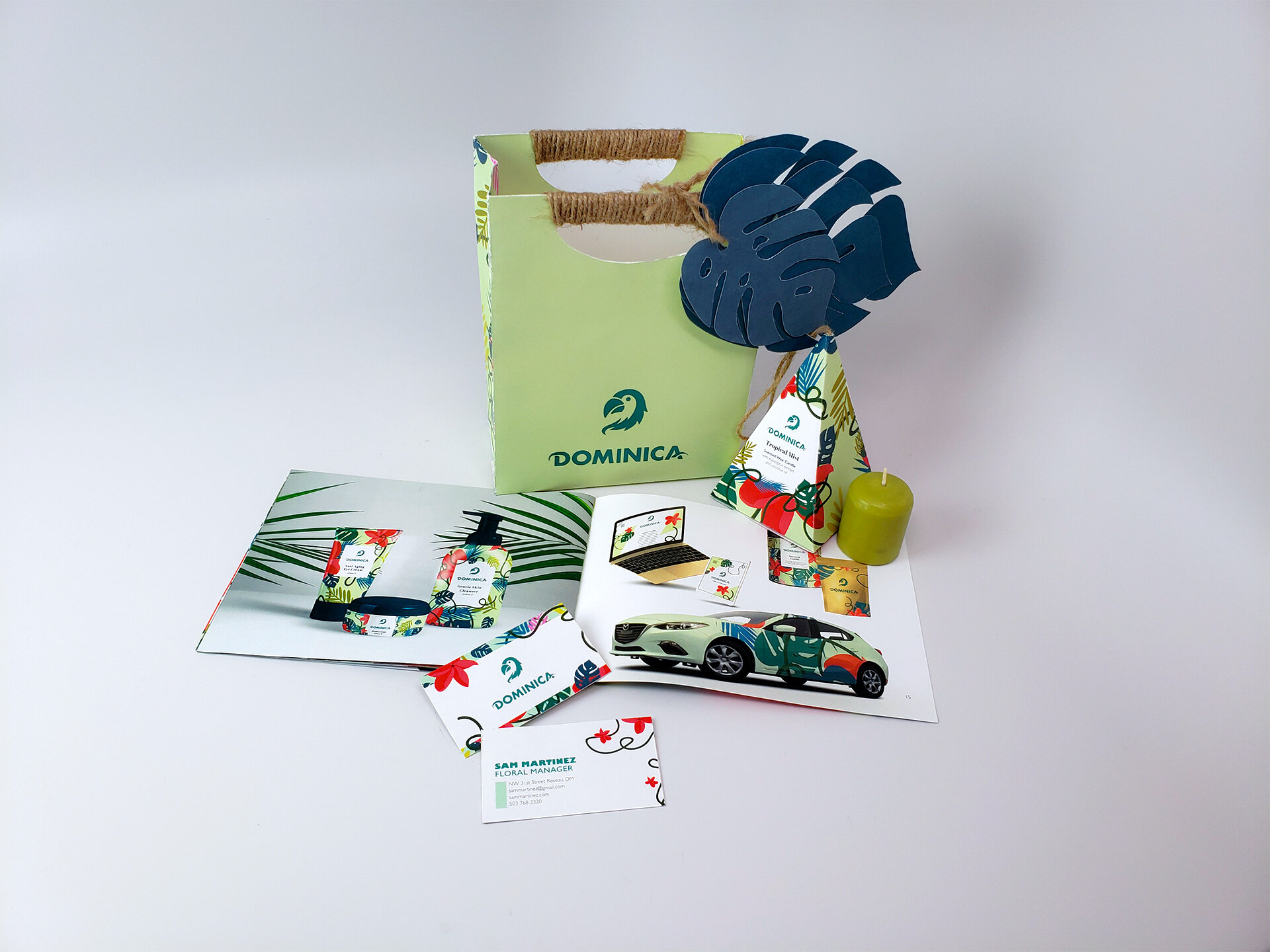 *fun fact the leaves on the packaging were cut out by hand!