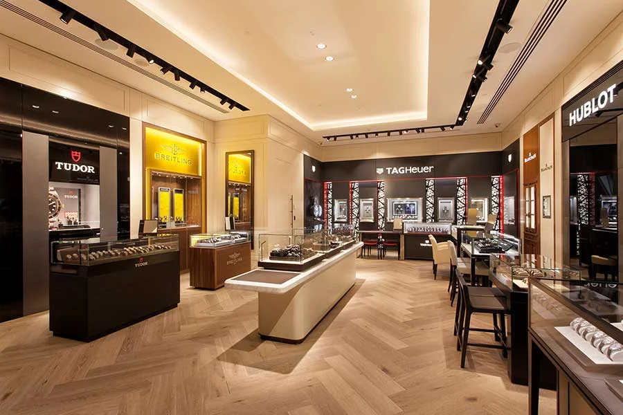 Watches of Switzerland Collins Street store located in the heart of Melbourne.