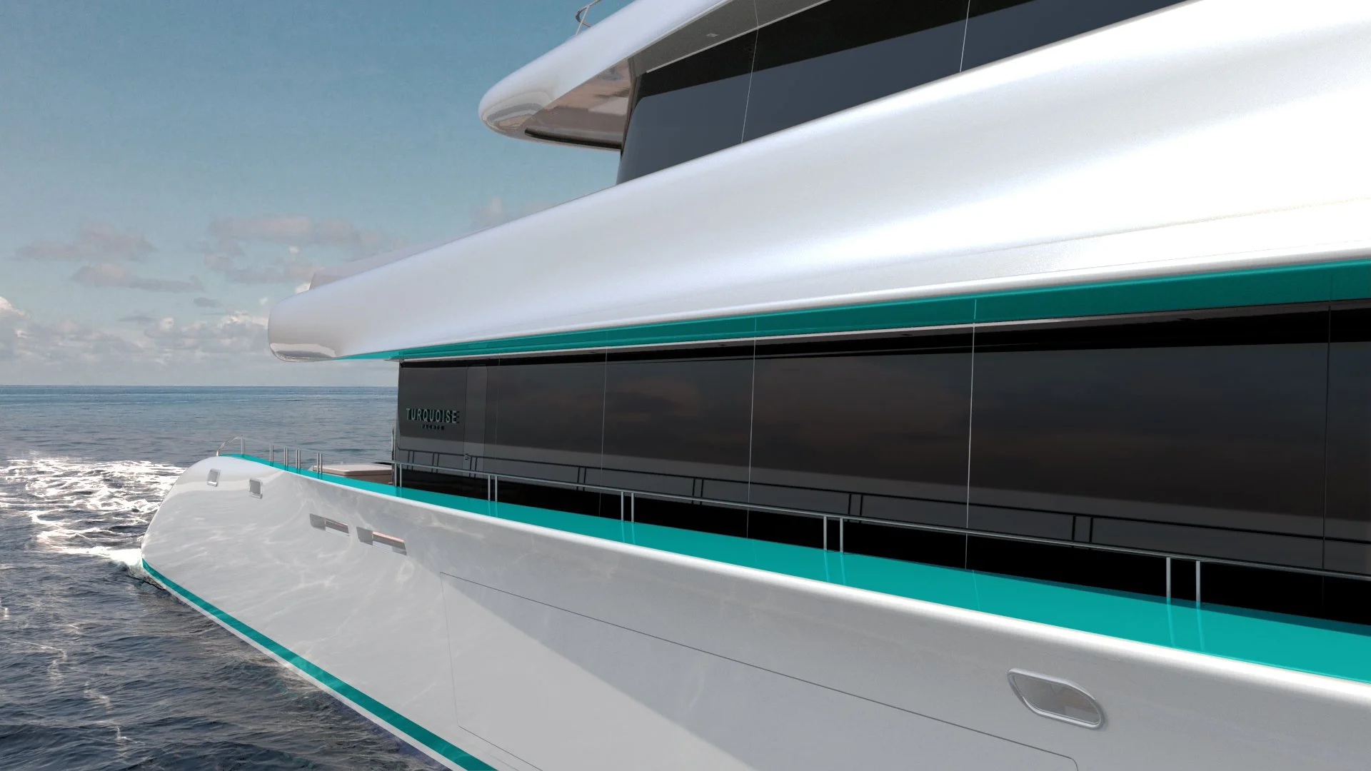 ECHO 61 m Superyacht exterior detail
