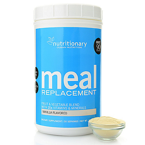 Super Meal Replacement Shake (30-Day Supply) My clean super foods meal replacement is perfect for those looking for a great in-between meal snack or a quick meal that adds protein, vitamins and minerals as part of a healthy diet. Perfect for those who always skip breakfast or get home too late to make a meal. It comes in two delicious flavors and can be whipped up in seconds by simply mixing with a cold glass of water or another favorite beverage.