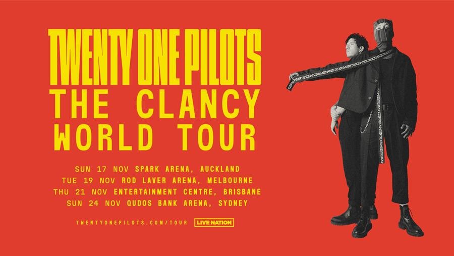 TWENTY ONE PILOTS ANNOUNCE MASSIVE GLOBAL HEADLINE TOUR, AUSTRALIAN DATES