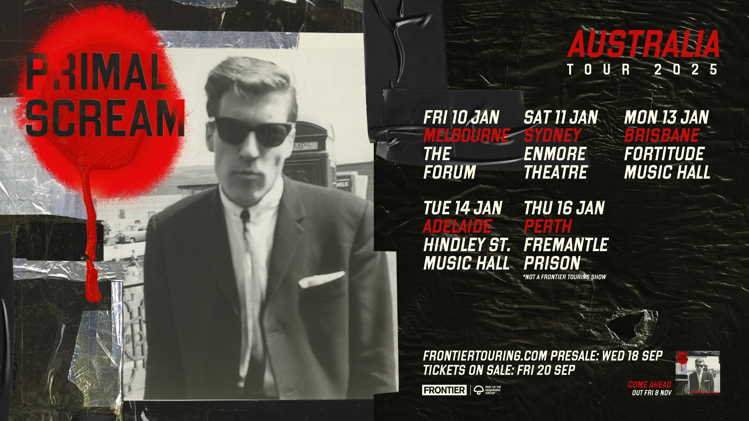 Primal Scream announce Australian Tour – January 2025
