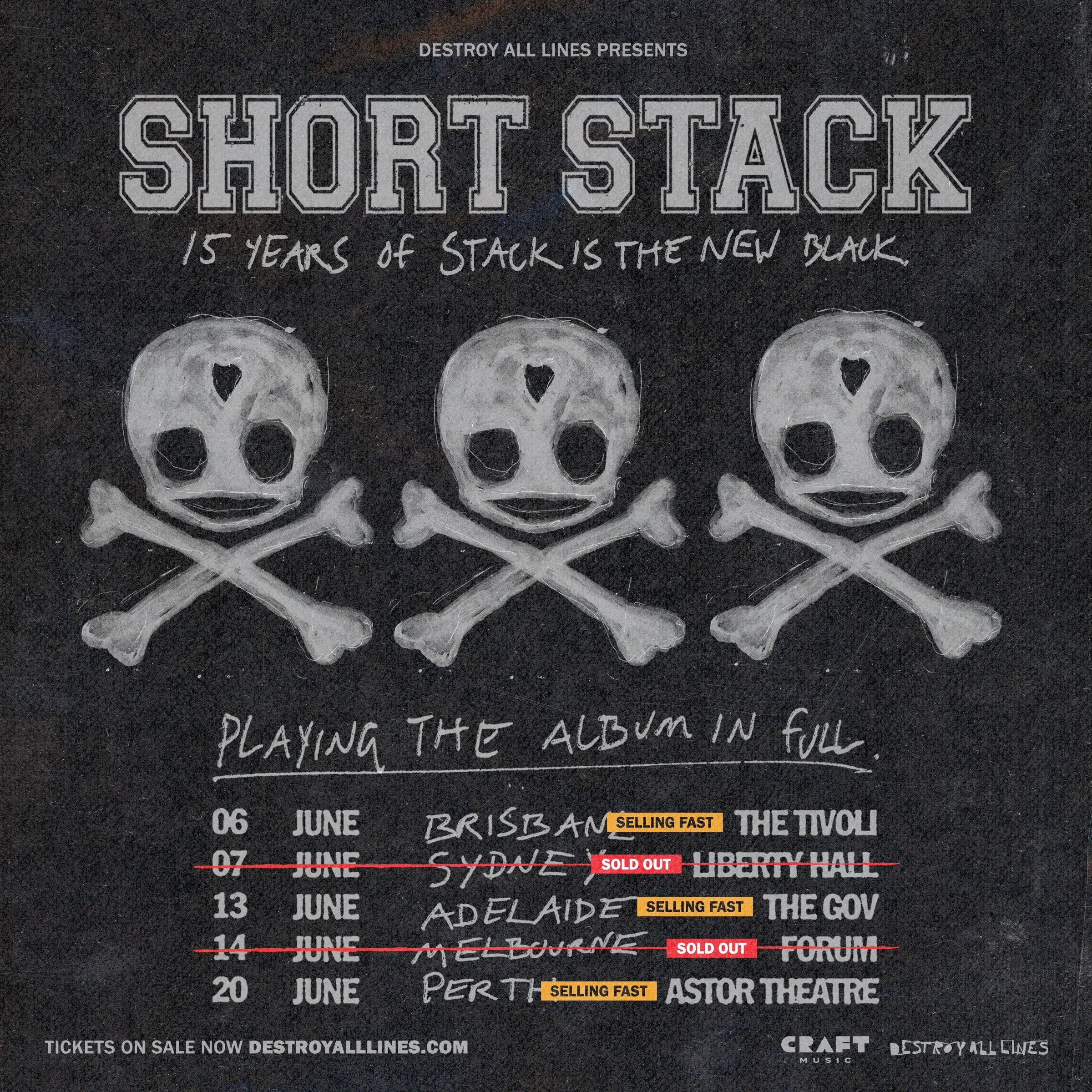 Ditch This Magazine - Short Stack Sell Out Melbourne & Sydney Shows on ...
