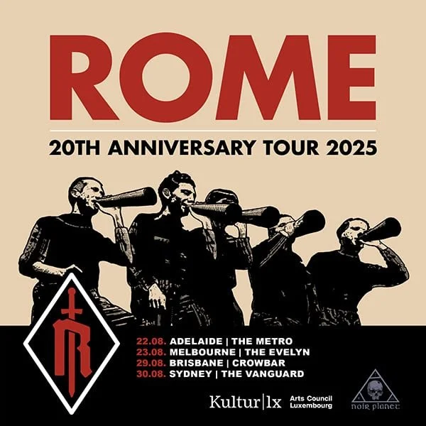 Rome - Luxembourg's Dark Folk Icon Makes Debut Australian Tour This August