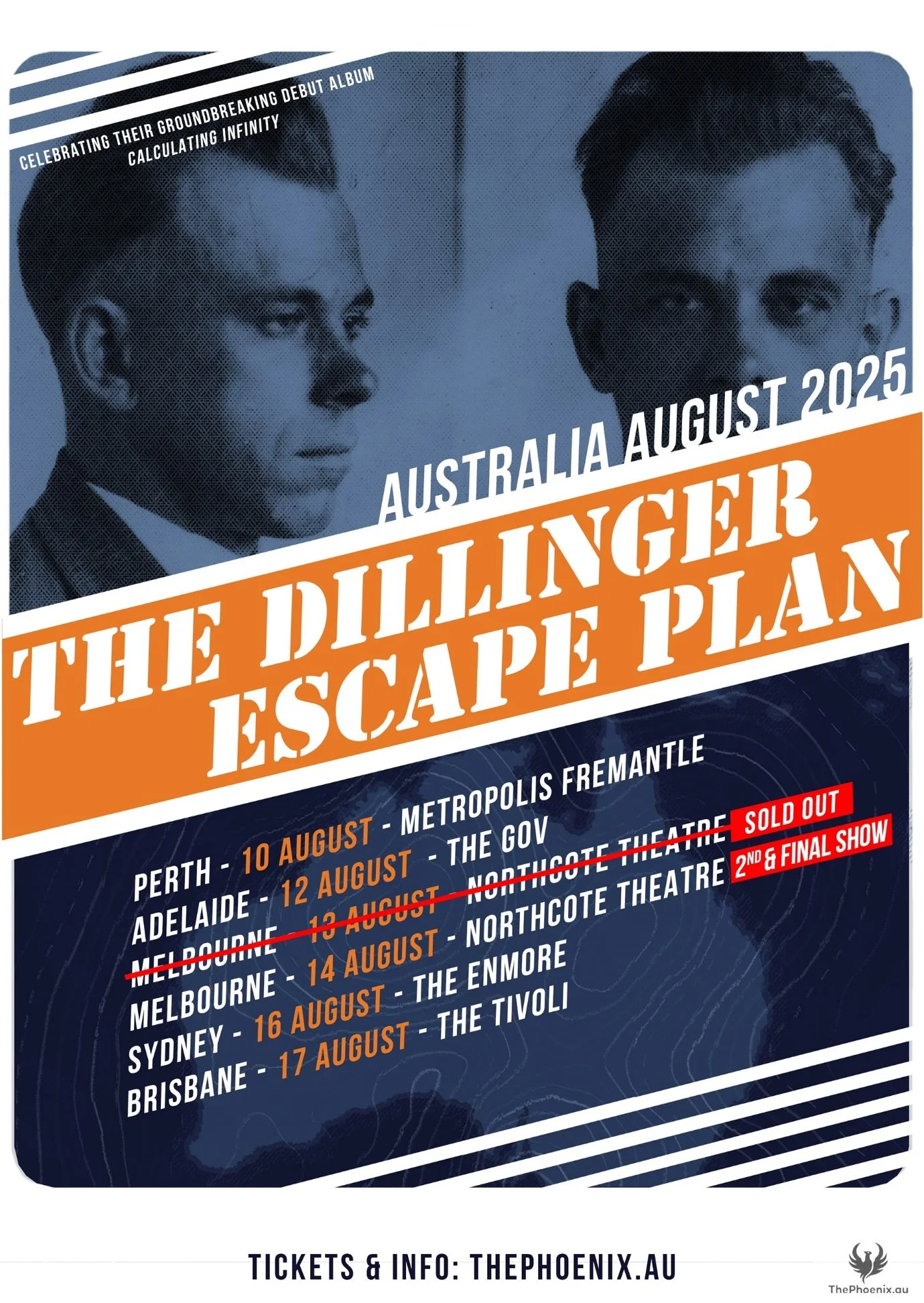THE DILLINGER ESCAPE PLAN: Australia Braces For The Arrival Of The Greatest Live Band On The Planet!