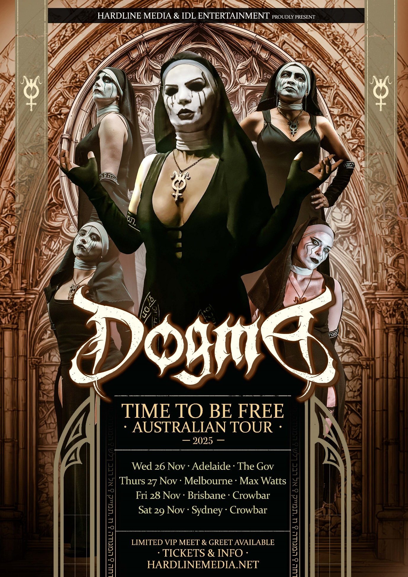 DOGMA Announce November 2025 "Time To Be Free" Australian Tour