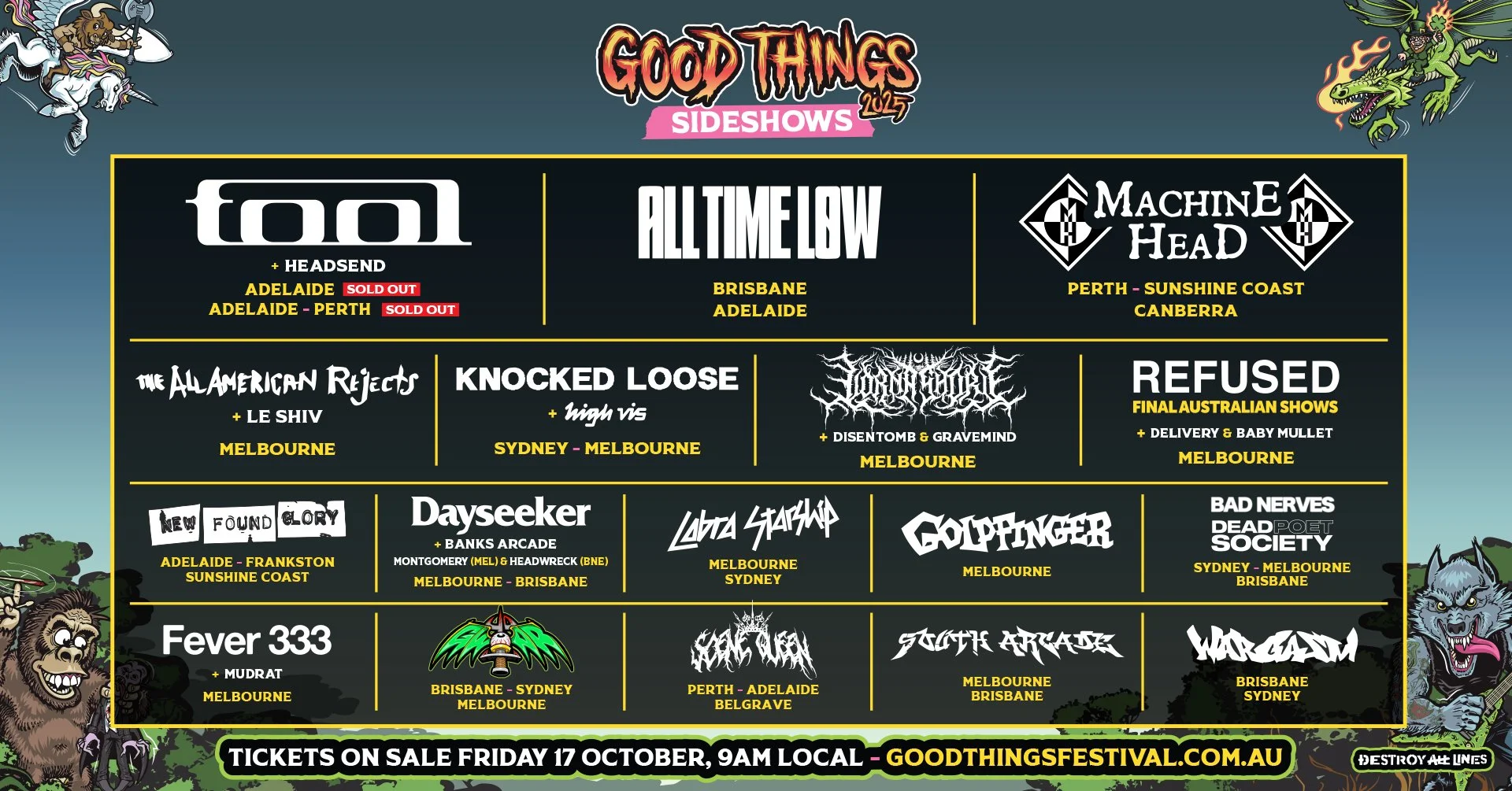  The Legends Were True!...The Good Things Festival Sideshows Are Here!