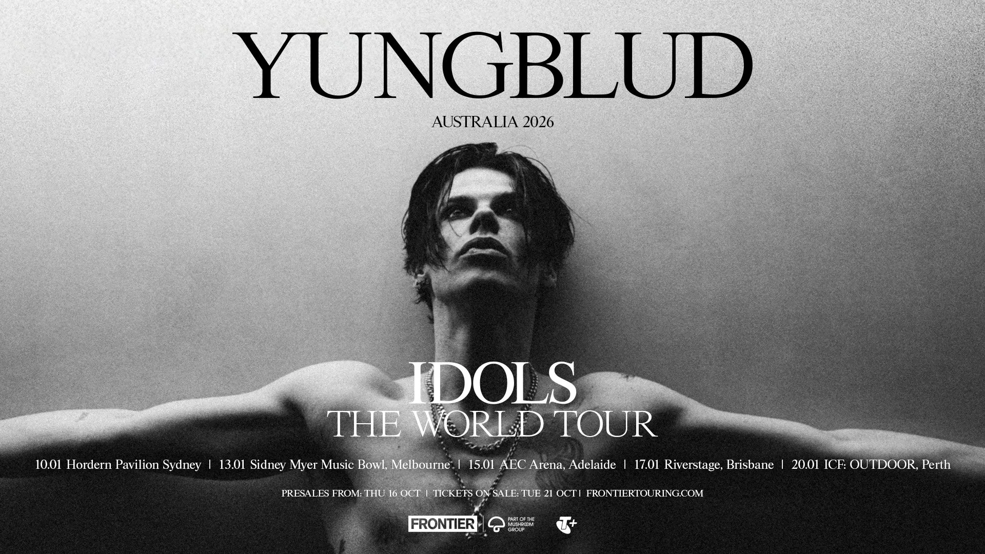 YUNGBLUD: Genre-defying artist is bringing his IDOLS World Tour to Australia in January 2026