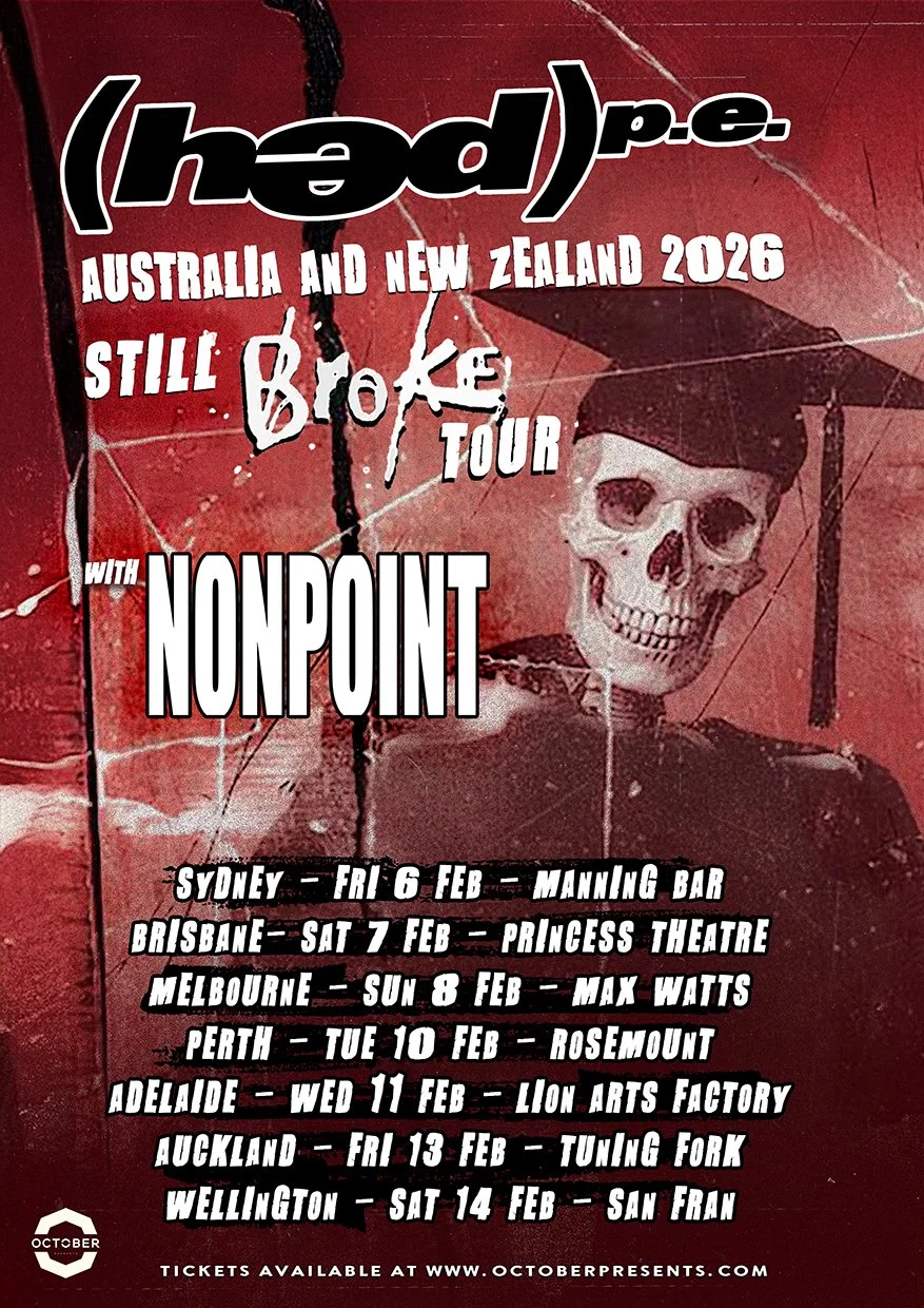 (HED) P.E. With Special Guests NONPOINT Announce February 2026 Australian Tour