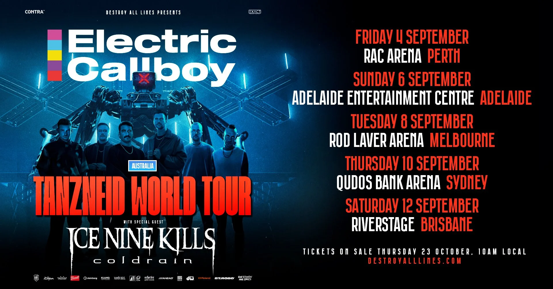 Electric Callboy TANZNEID World Tour