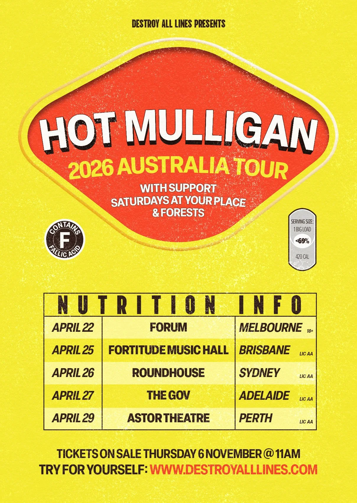 Hot Mulligan Announce Australian Tour