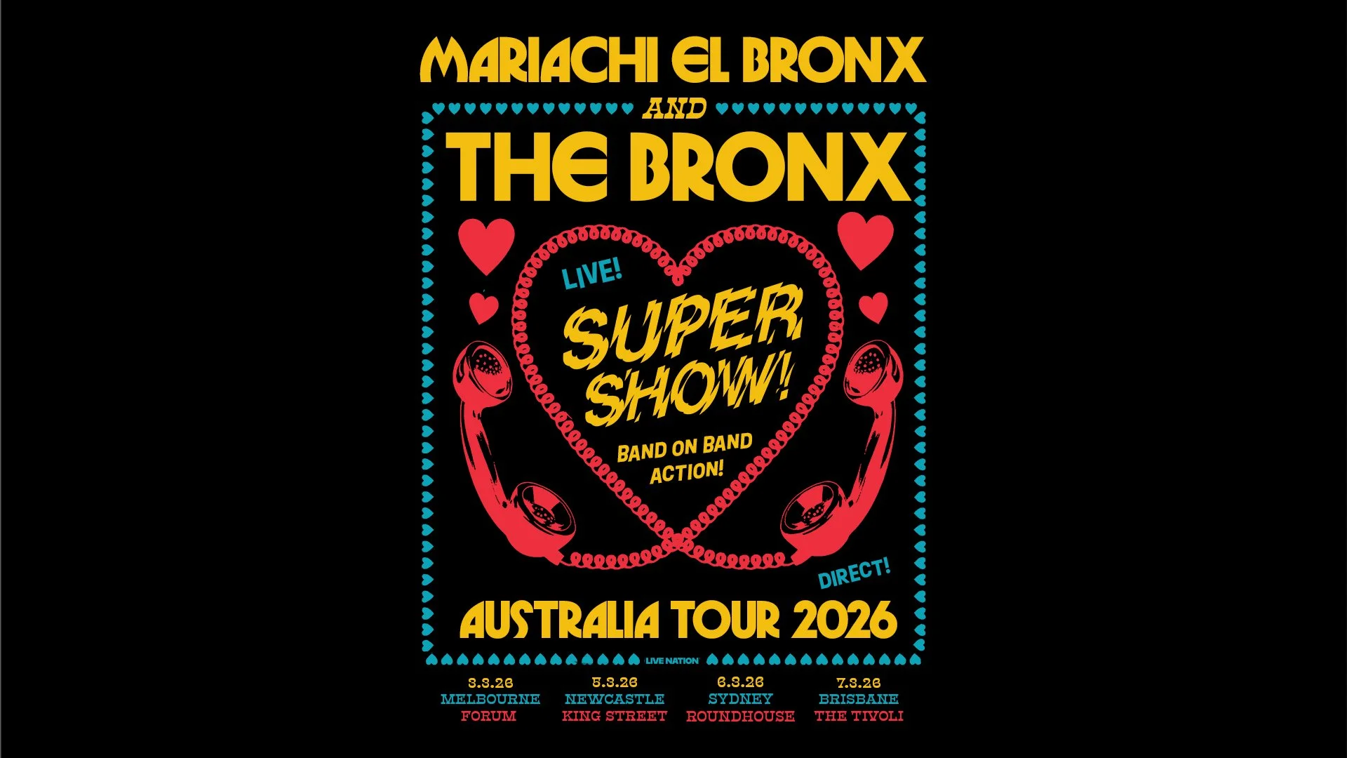 MARIACHI EL BRONX &amp; THE BRONX ANNOUNCE DUAL-HEADLINE TOUR FOR AUSTRALIA IN MARCH