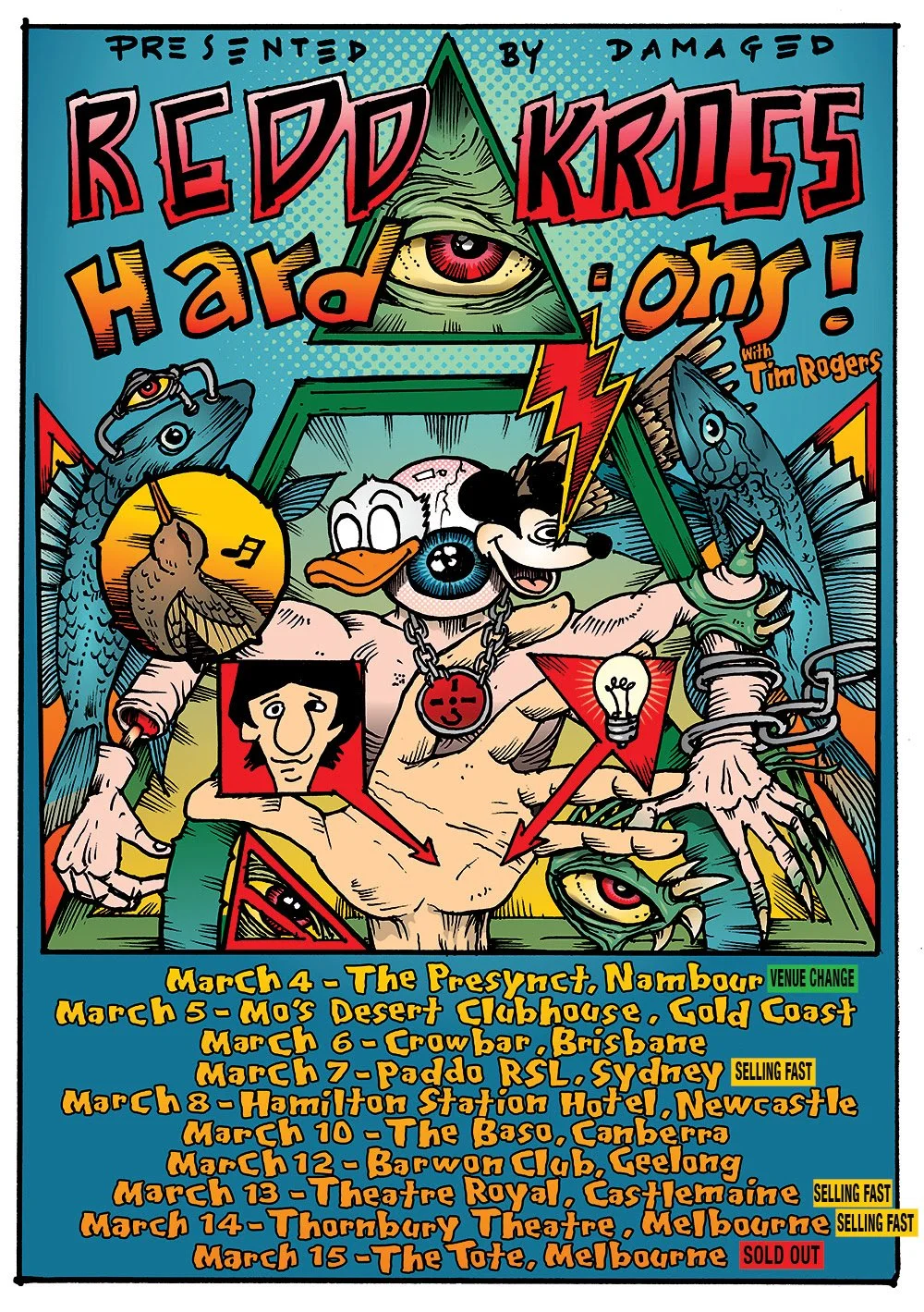 Redd Kross / Hard-Ons 12" EP out today ahead of tour!