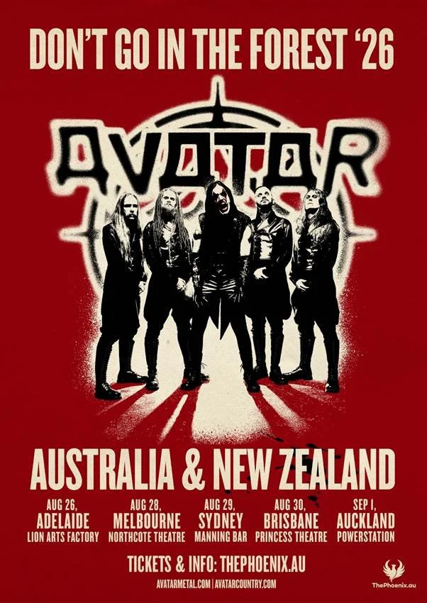 AVATAR Announce 2026 ''Don't Go In The Forest'' Australian Tour