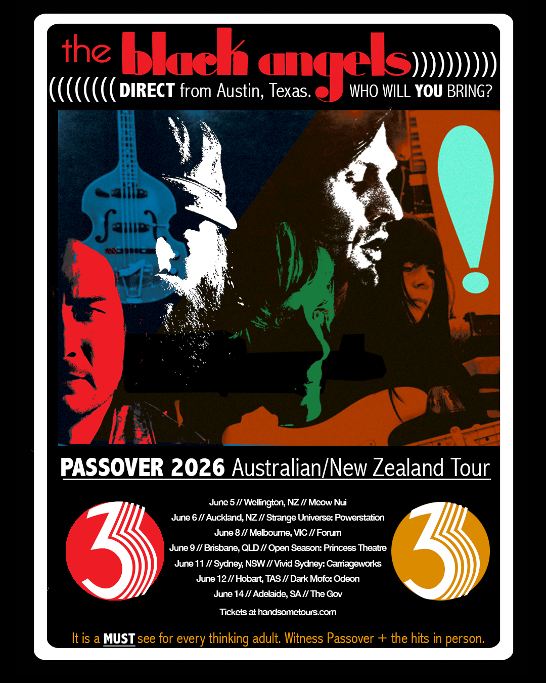 THE BLACK ANGELS REVEAL FULL AUSTRALIAN TOUR DATES WITH NEW SHOWS ADDED