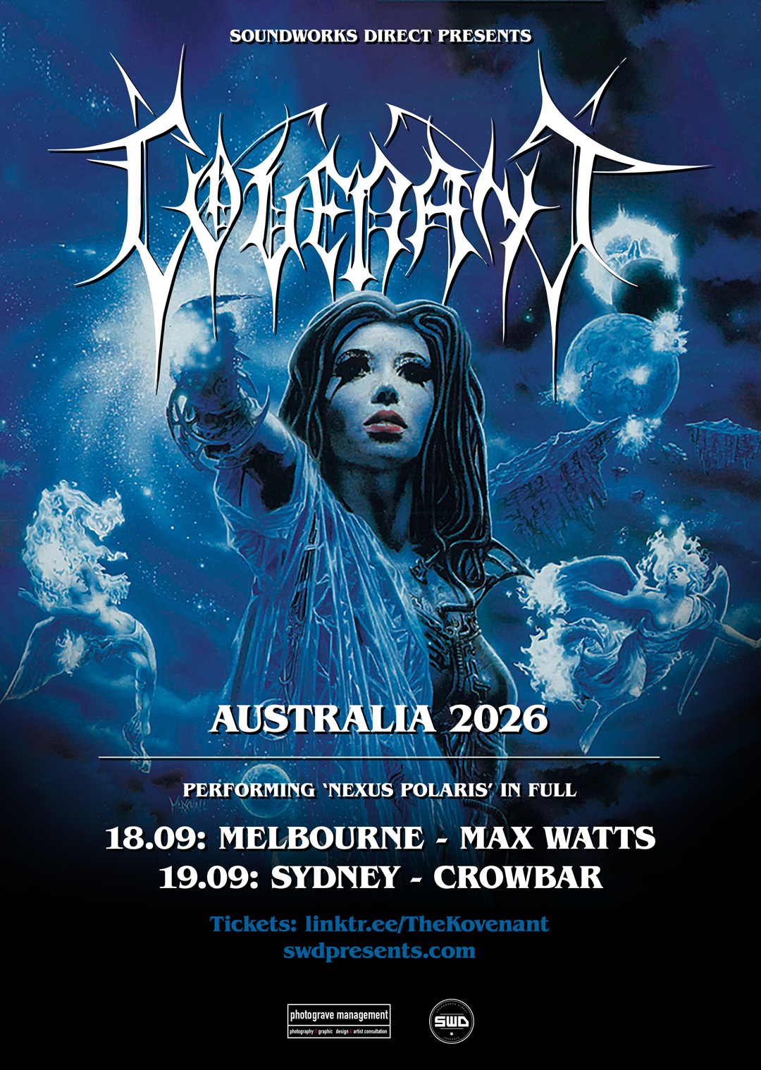 THE KOVENANT Performing ‘Nexus Polaris’ in full - Touring Australia in September