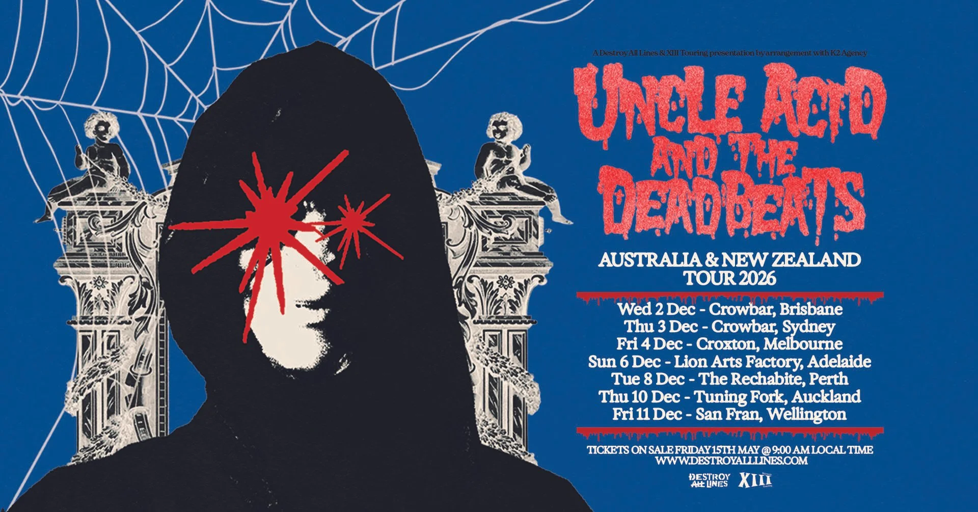 Uncle Acid &amp; The Deadbeats announce Australian tour