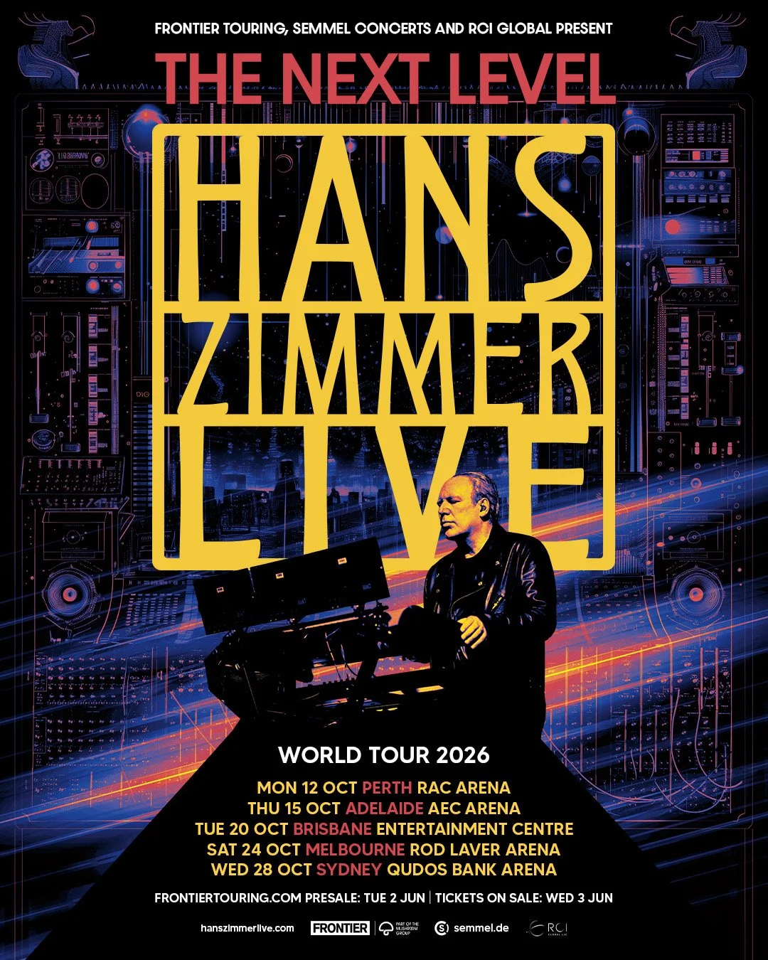 Announcing HANS ZIMMER LIVE – THE NEXT LEVEL, WORLD TOUR 2026
