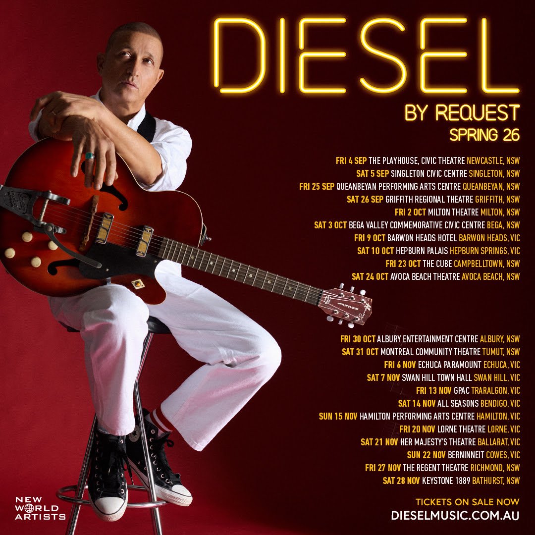 YOU ASK, DIESEL PLAYS: 'BY REQUEST' TOUR EXPANDS WITH 22 NEW 2026 SHOWS
