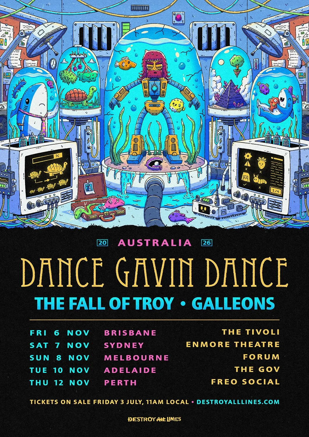 Dance Gavin Dance (US) announce Australian tour this November!