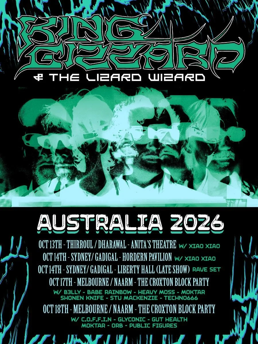 King Gizzard &amp; The Lizard Wizard share album title track ‘Alien Metal’ + Australian dates announced for October.