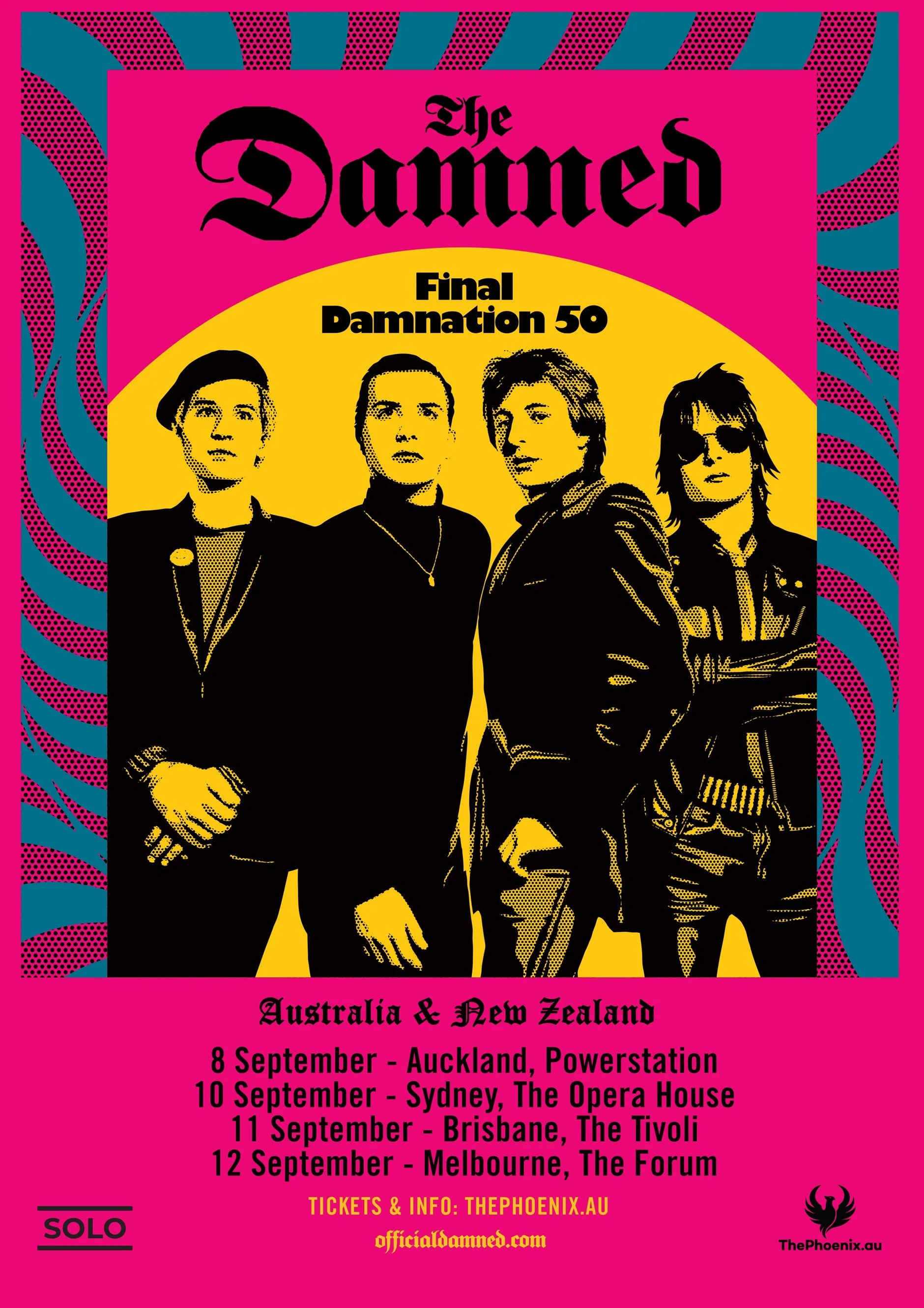 THE DAMNED Revisit Their Wildest Australian Memories Ahead of 50th Anniversary FINAL DAMNATION Tour This Week