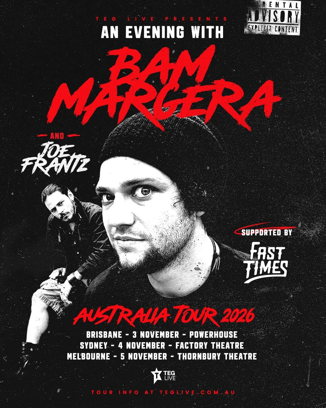 AN EVENING WITH BAM MARGERA