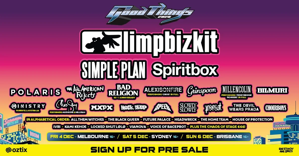 The Network Is Alive. Good Things Are Here. Welcome To The Good Things Festival 2026 Line-Up