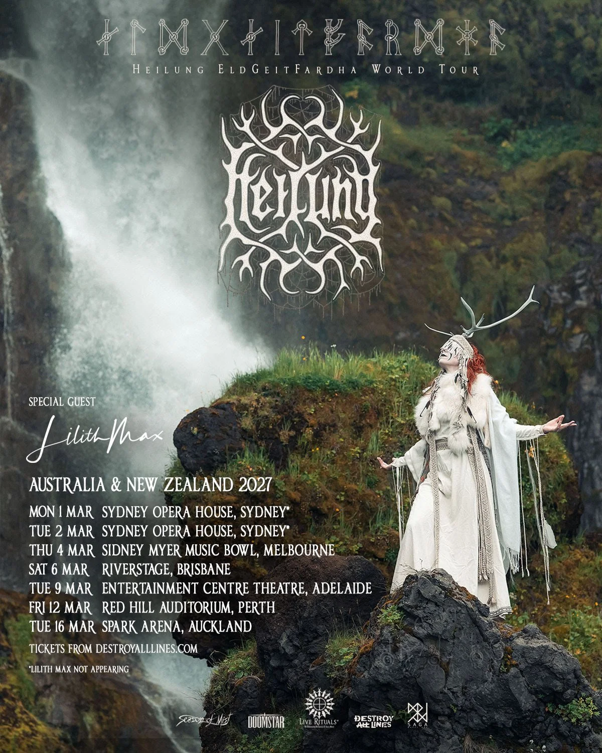 Heilung: Announce Monumental Australian &amp; New Zealand Tour For March 2027