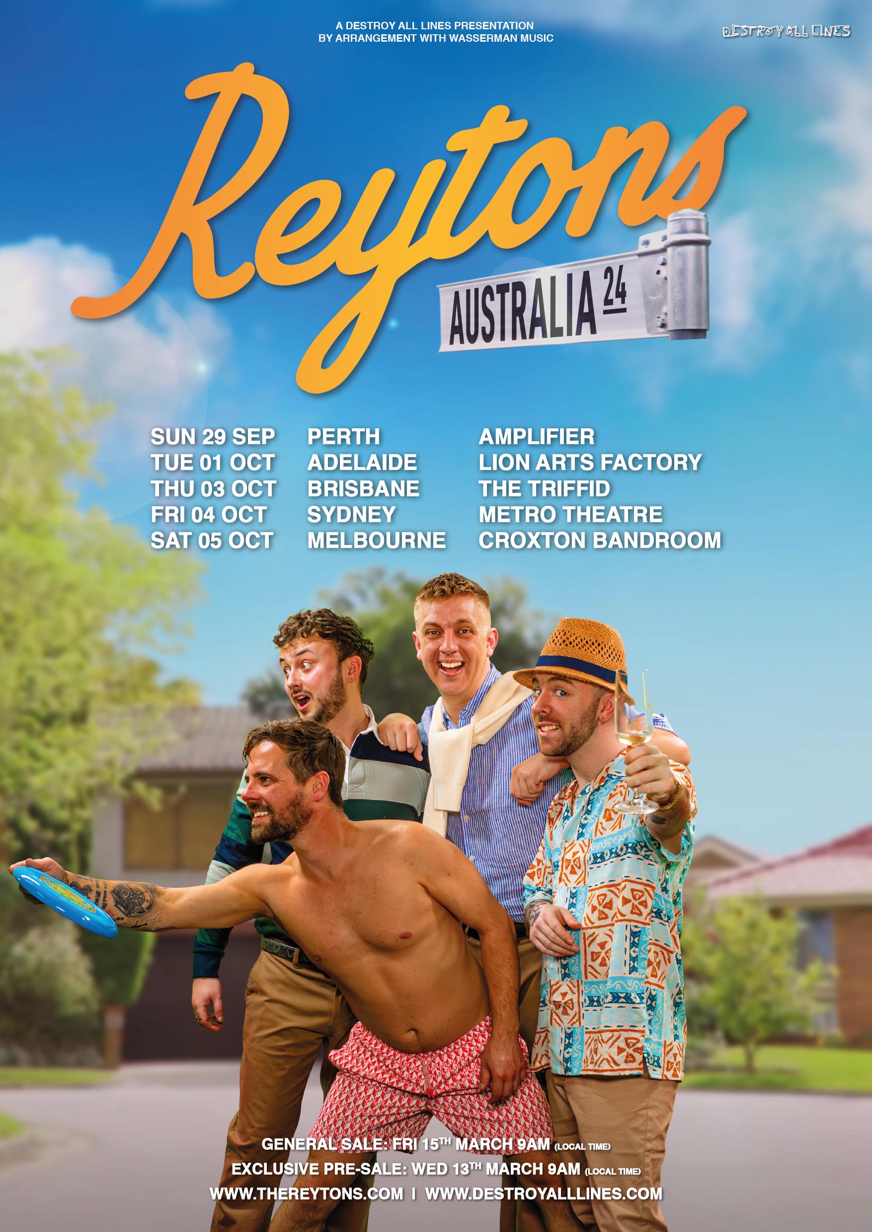 Ditch This Magazine - UK indie band The Reytons announce 2024 ...