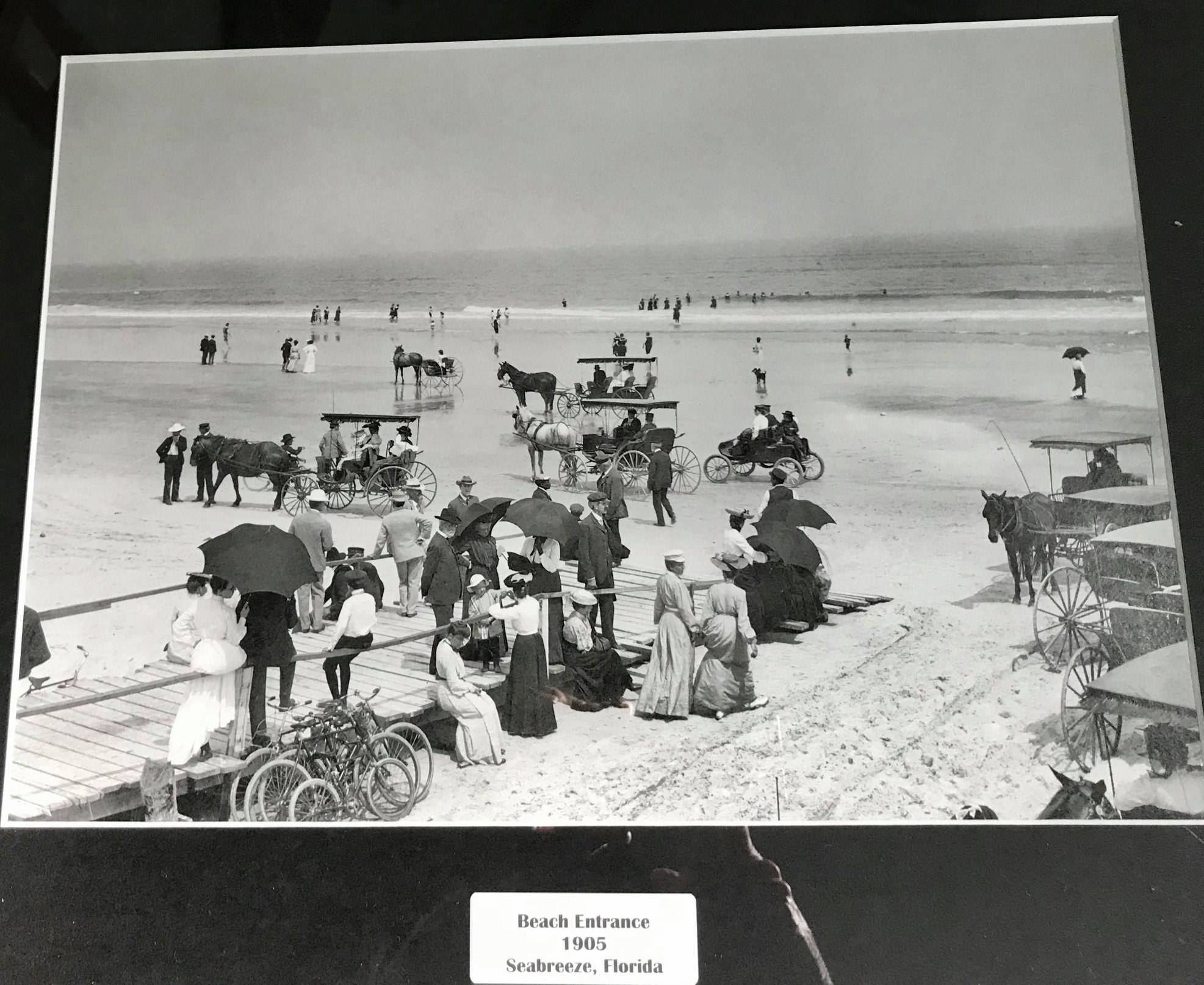 The beach in Seabreeze, Florida 1905.jpg