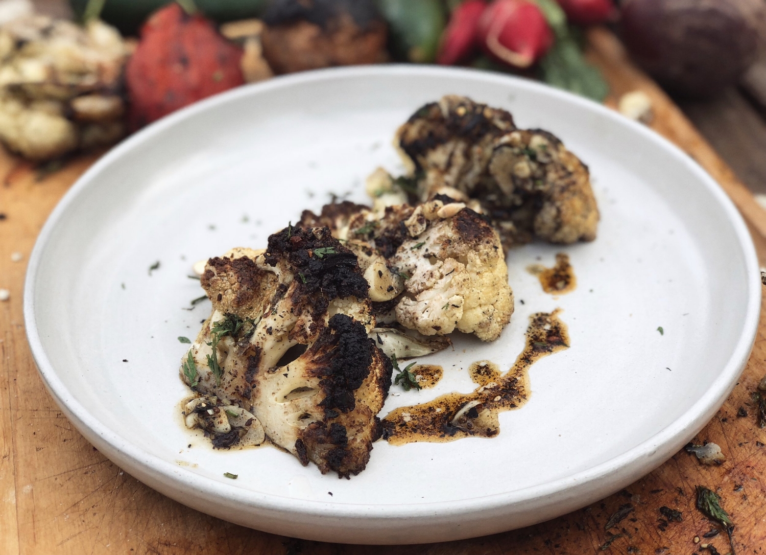 Coal Roasted Cauliflower Steaks