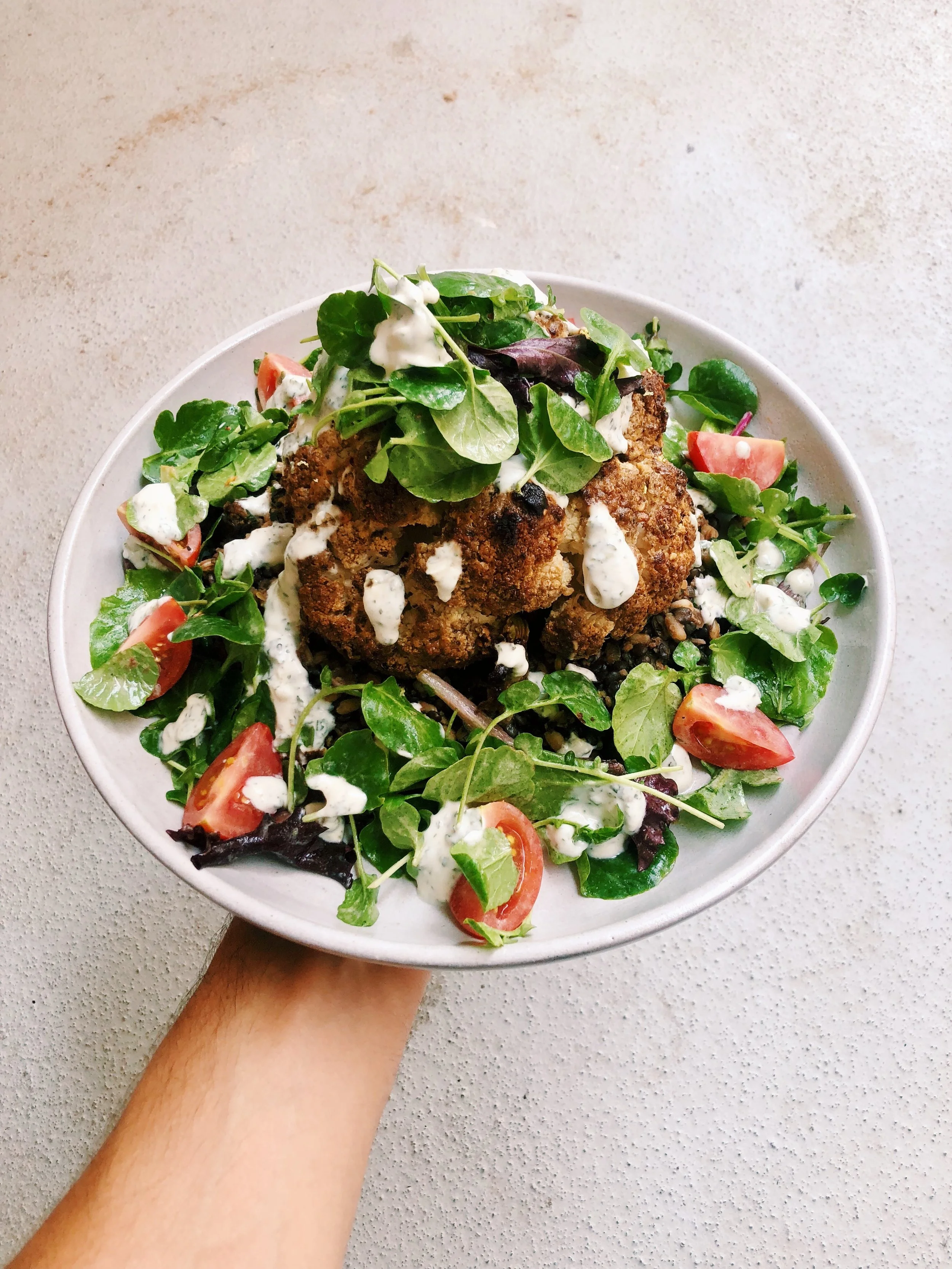 Whole Roasted Cauliflower