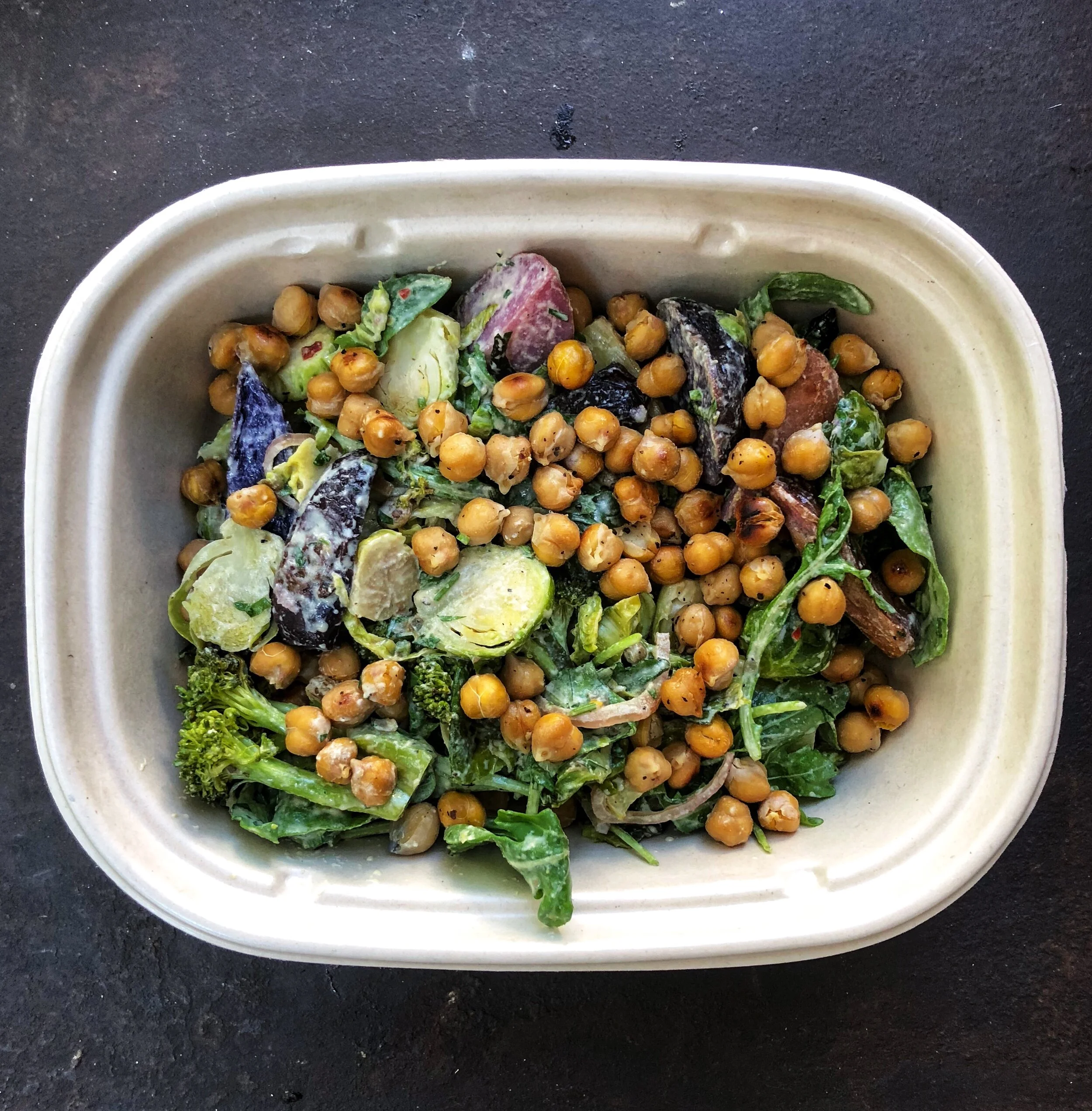 Roasted Vegetable & Chickpea Bowl