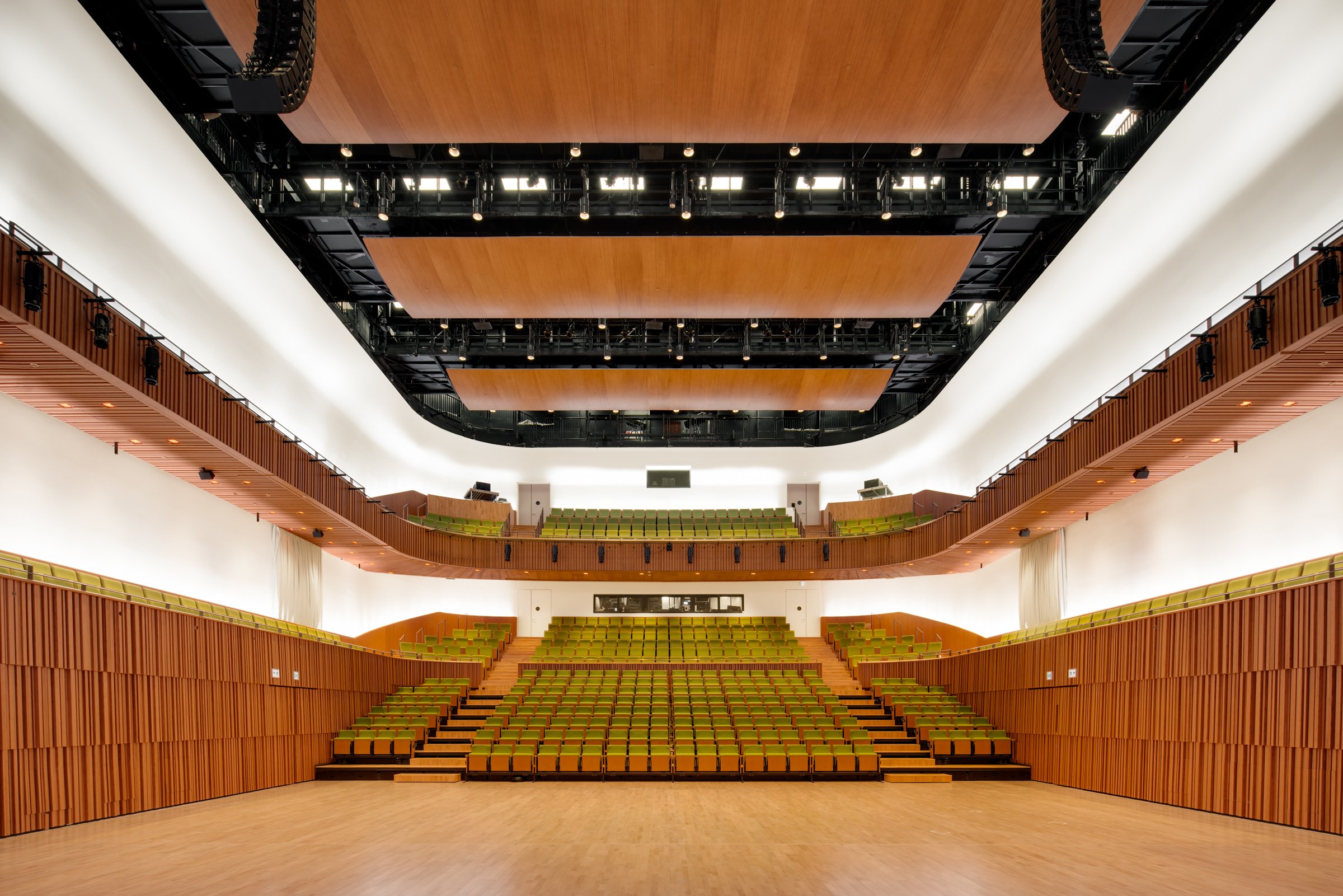  Shaw Auditorium at Hong Kong University of Science and Technology Designed by Henning Larsen Architects  Photographed for Henning Larsen Architects 