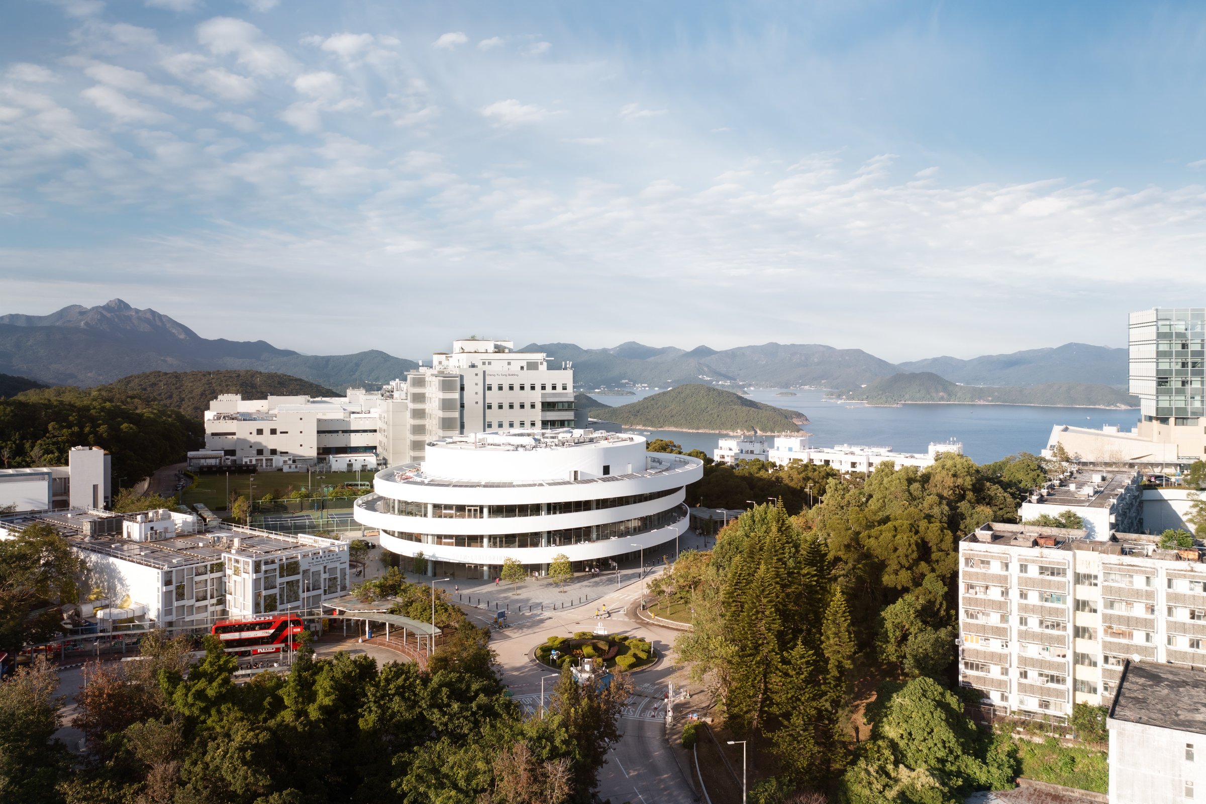  Shaw Auditorium at Hong Kong University of Science and Technology Designed by Henning Larsen Architects  Photographed for Henning Larsen Architects 