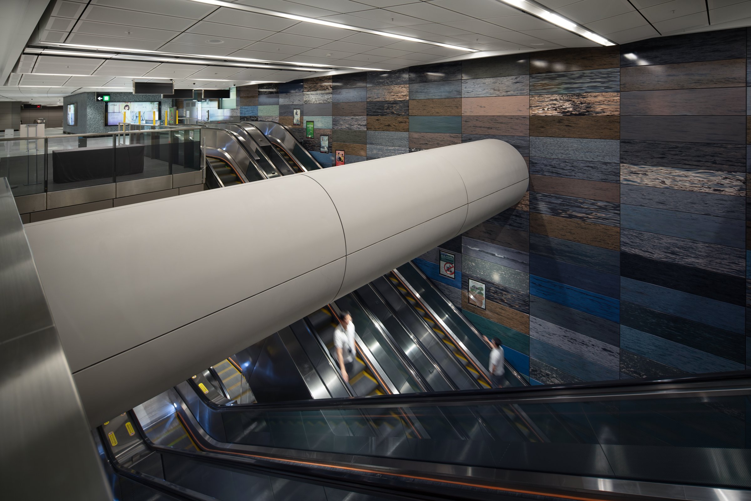  Exhibition Centre MTR Station East Rail Line  Designed by / Photographed for Farrells 