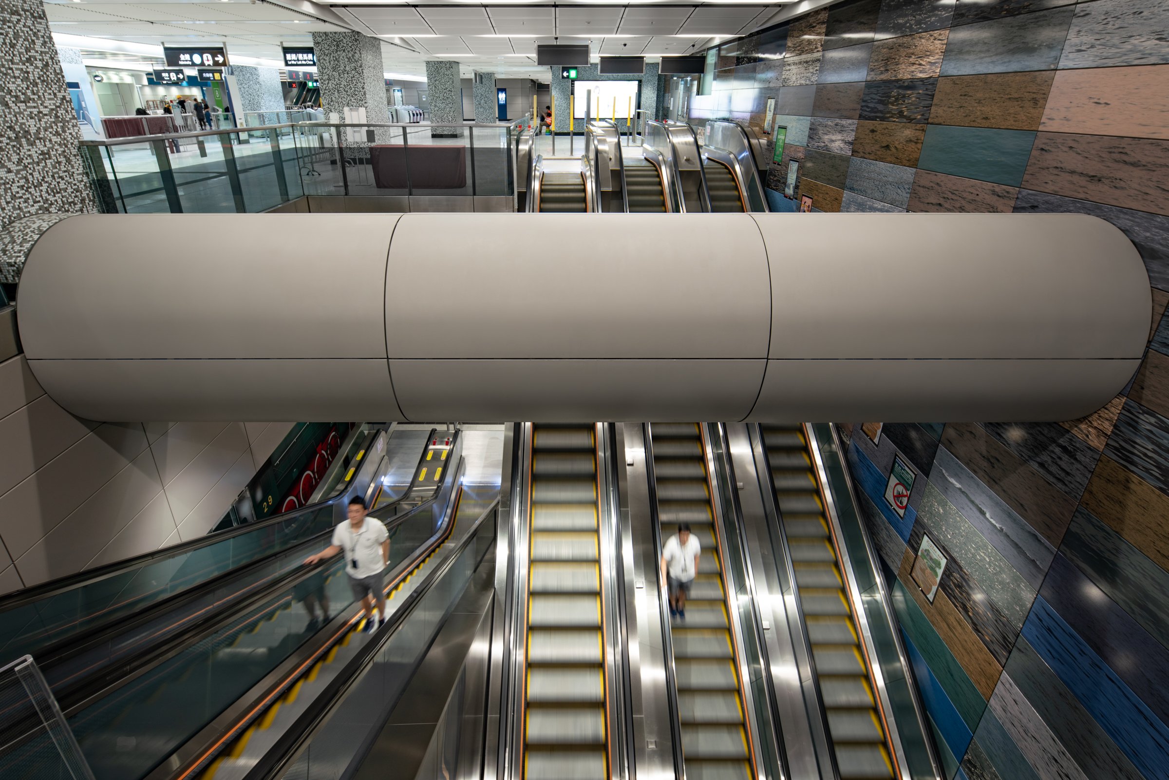  Exhibition Centre MTR Station East Rail Line  Designed by / Photographed for Farrells 