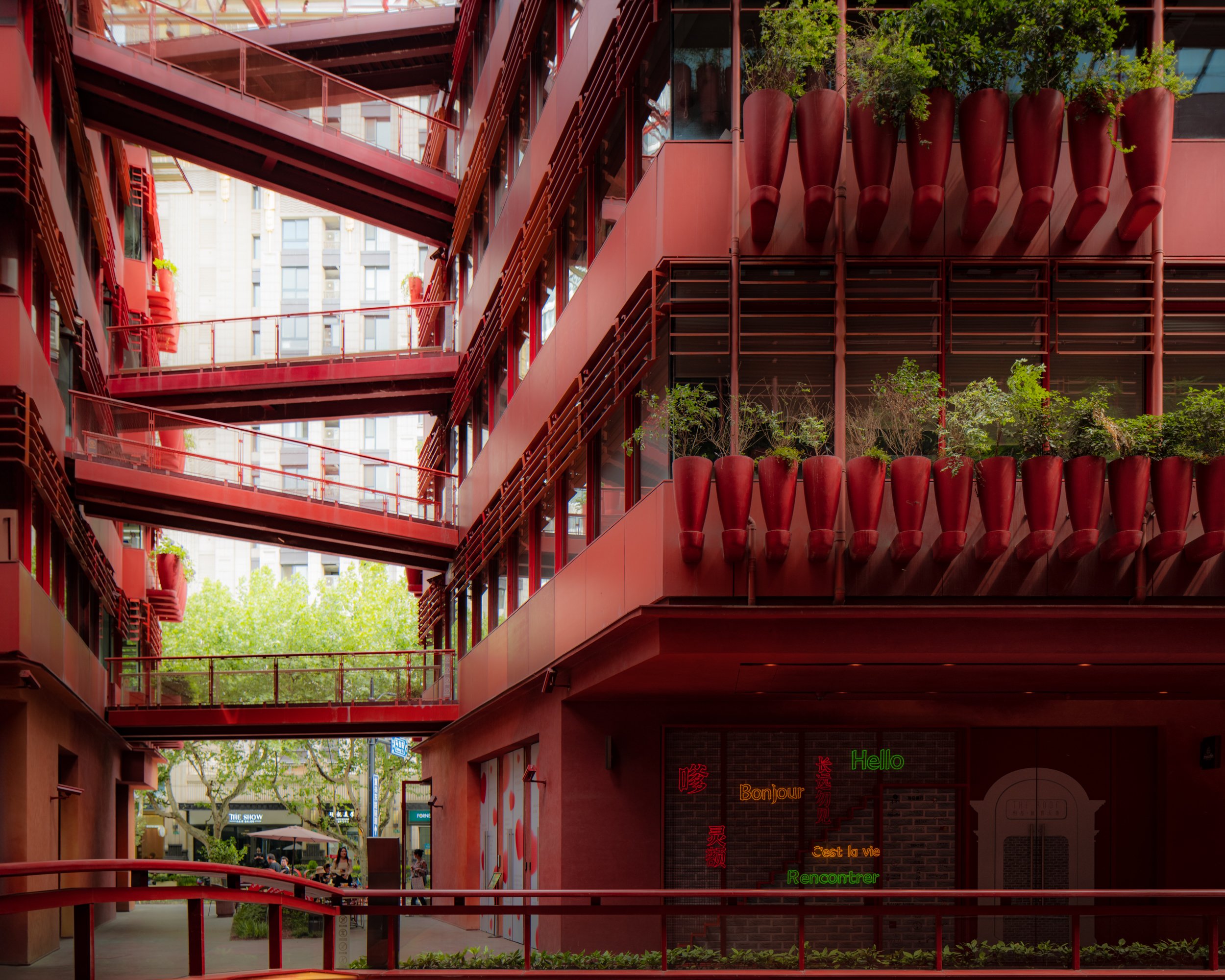  Henderson Cifi Tiandi - The Roof Design by Ateliers Jean Nouvel Landscape Design by Aspect Studios  Shanghai  