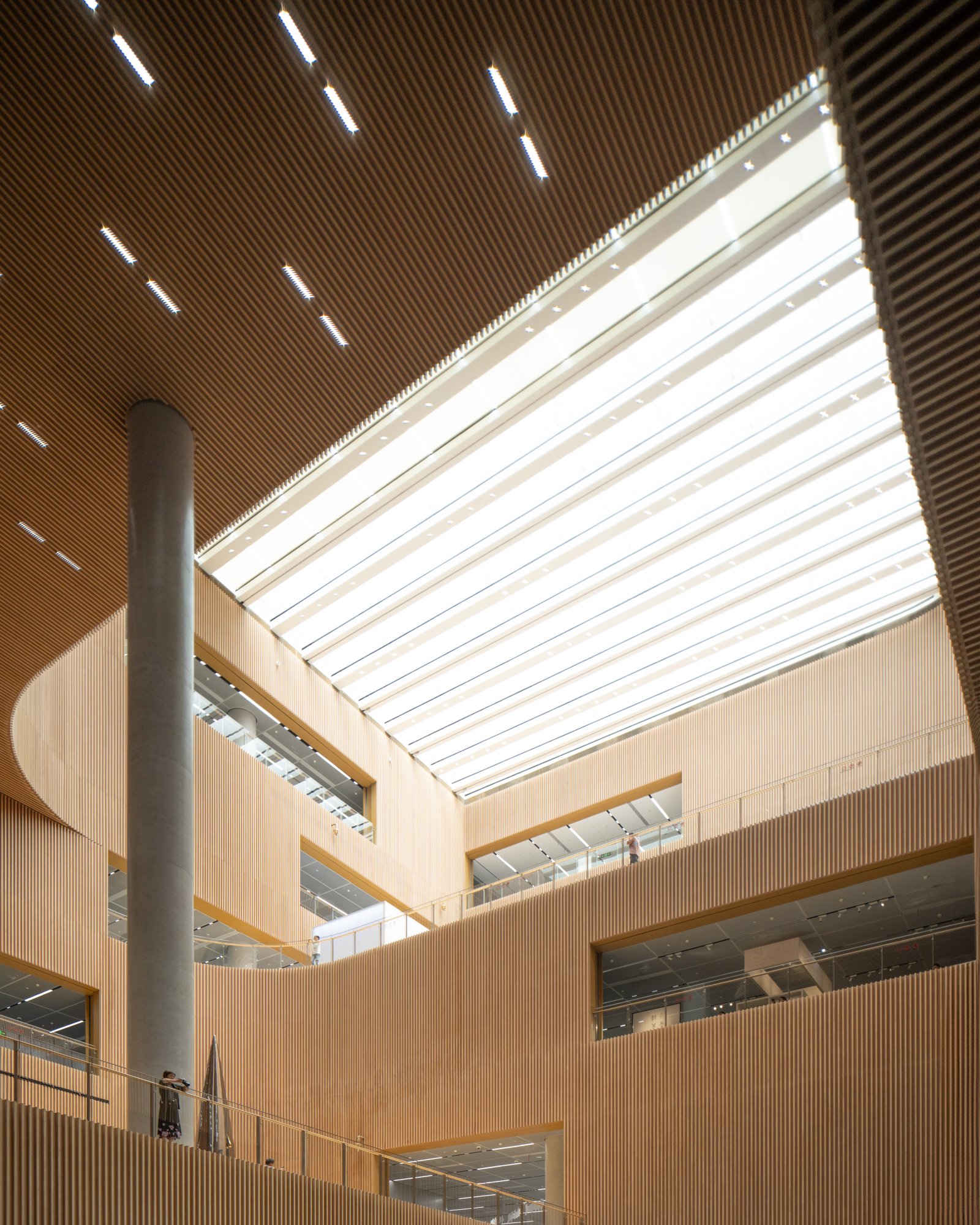  Shanghai Library East Shanghai, China  Design by SHL / Schmidt Hammer Lassen Structural Design by sbp / Schlaich Bergermann Partner 