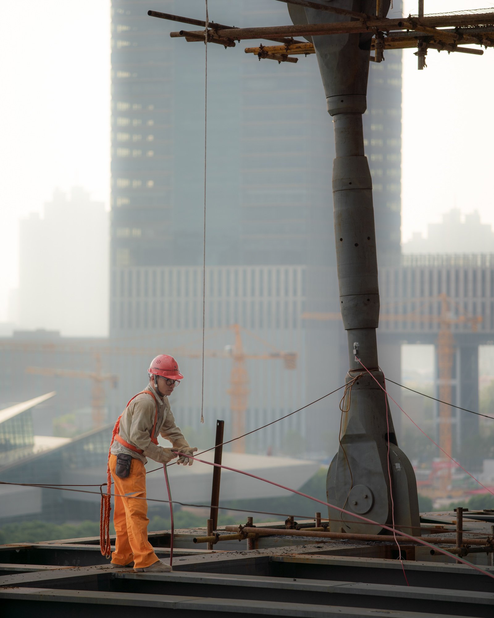  Shanghai Library East Under Construction Design by Schmidt Hammer Lassen  Shanghai 