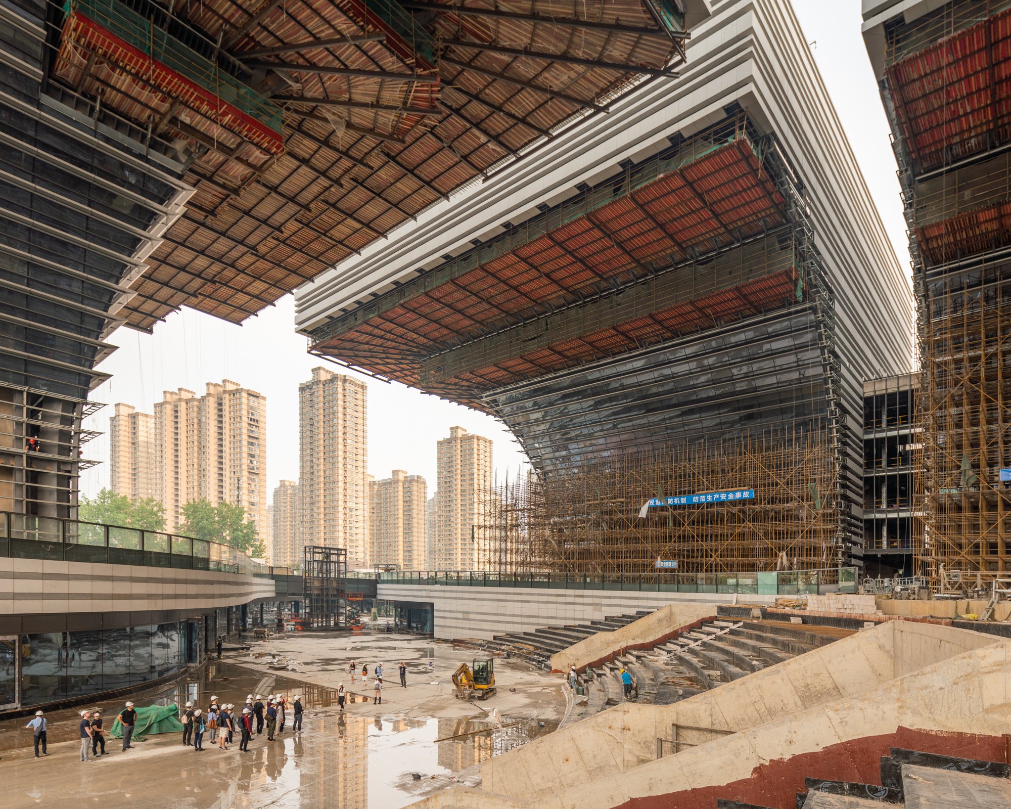  Changzhou Culture Plaza Under Construction Design by gmp architects  Changzhou 